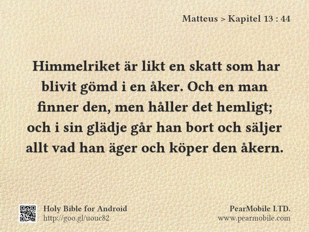 Matteus, Kapitel 13:44
